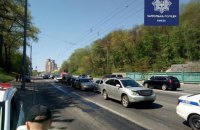В Киеве произошла авария при участии 7 автомобилей 