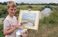 Британский школьник заработал картинами на новый дом