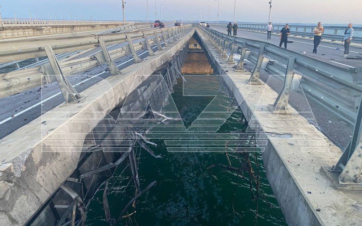 Окупанти підозрюють працівників Кримського мосту в сприянні організації вибухів