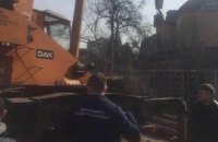 У центрі Києва припинили незаконне будівництво багатоповерхівки