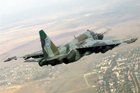 В Хмельницкой области Су-25 загорелся на взлете