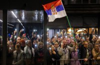 У Белграді відбувся мітинг на підтримку студентської опозиції на виборах