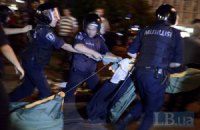 Милиция заявила, что не сносила палатки на Майдане