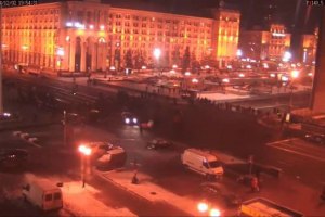 Активисты снова перекрывали Крещатик