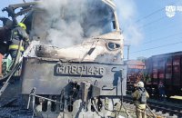 ​Росіяни завдали прицільного удару по локомотиву пасажирського потяга на Одещині і вбили машиніста і помічника (доповнено)
