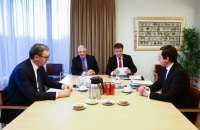 Макрон, Шольц та Мелоні сподіваються на прогрес у нормалізації відносин між Косово та Сербією