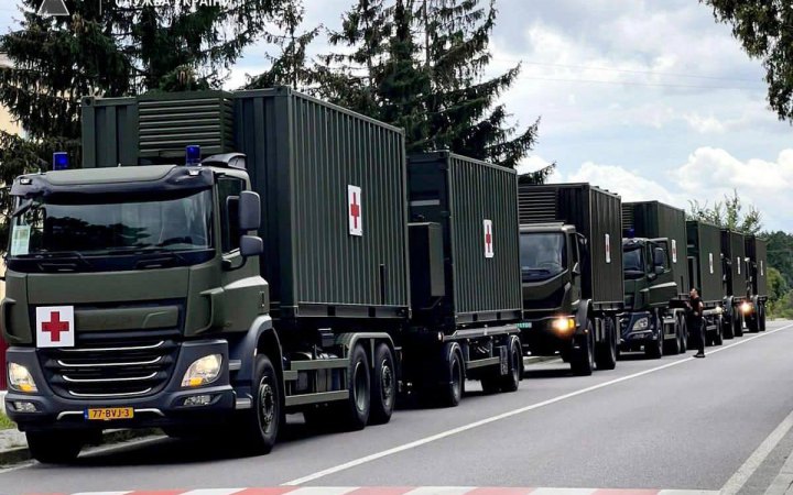 Нідерланди передали українським прикордонникам 6 мобільних комплексів медичної підтримки