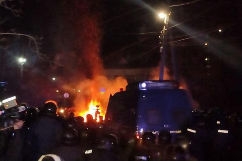 В МВД связали столкновения в Новых Санжарах с алкоголем