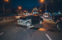 "Свободовец" Мирошниченко попал в ДТП в Киеве