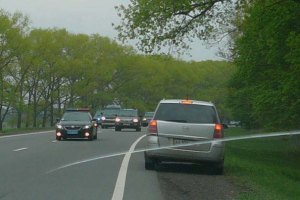 Кортеж Януковича попал в ДТП