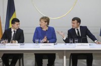Офіс президента планує організувати розмову Зеленського, Макрона та Меркель
