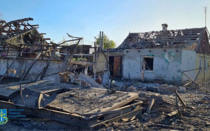 Унаслідок обстрілу Комишувахи в Запорізькій області загинув чоловік і пошкоджено 50 будинків