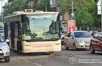 У Запоріжжі росіяни атакували громадський транспорт