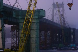 "Киевавтодор" начинает сносить участки Русановских садов ради строительства Подольского моста