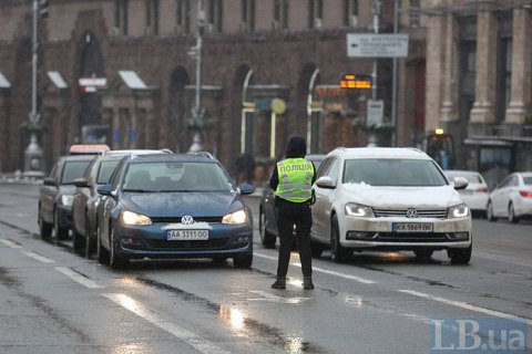 Из-за акции ФЛП частично перекрыли движение в центре Киева (обновлено)