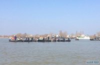 Рыбаки в Вилково перекрыли Дунай в ходе акции протеста