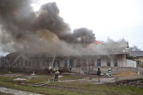 На станции "Одесса сортировочная" произошел пожар