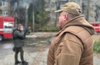 Унаслідок учорашнього ракетного обстрілу в Києві пошкоджено два будинки
