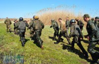 На боевое дежурство в Мариуполе заступила морская пехота