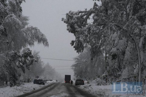 Движение на трассе "Киев-Чоп" в Закарпатской области ограничено 