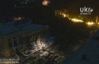 На Грушевского остается около 1 тысячи активистов