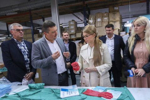 Тимошенко: в Україні виробляються усі засоби захисту від коронавірусу