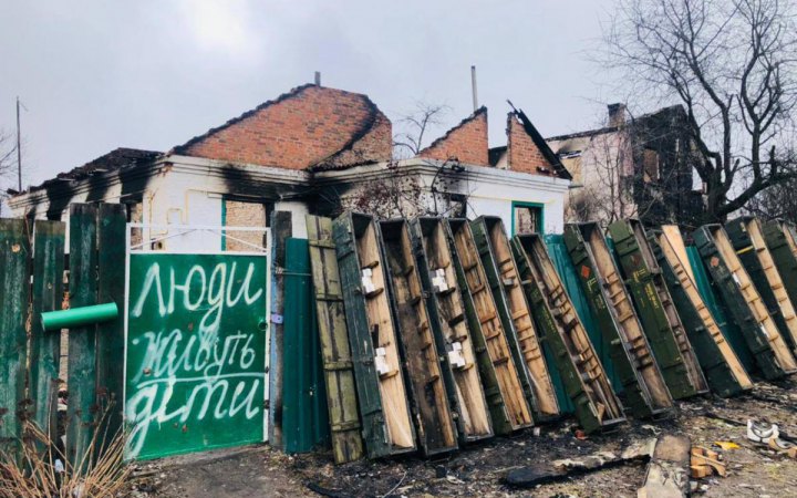 У селі Мотижин на Київщині окупанти повністю зруйнували 15 будинків