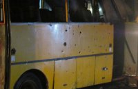 Появилось новое видео обстрела маршрутки под Волновахой