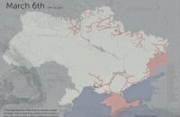 Центр протидії дезінформації оприлюднив мапу місць, які тимчасово контролює ворог