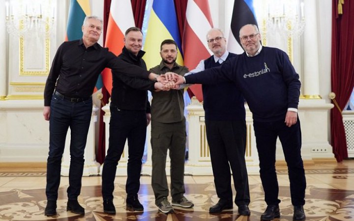 З початку повномасштабного вторгнення РФ Україну відвідали глави дев'яти держав