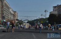 В Киеве перекроют движение по Крещатику 28-30 июня и 1 июля