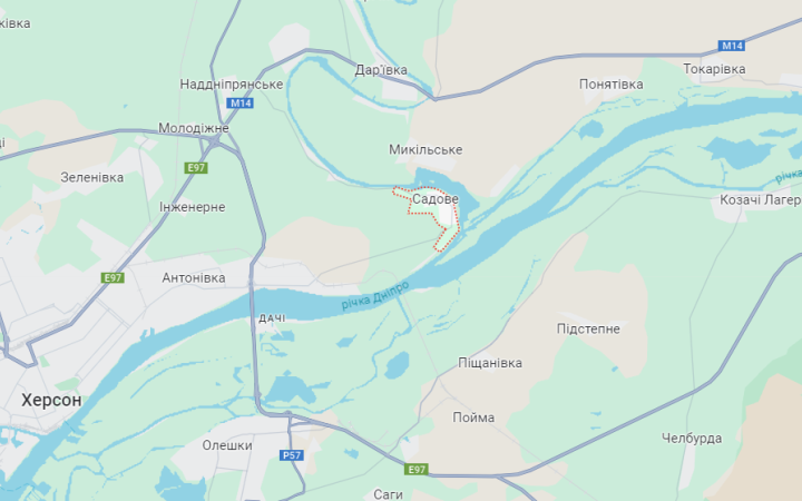 Російські війська обстріляли Садове на Херсонщині