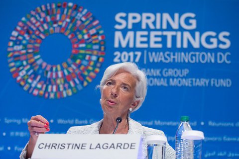 Лагард призвала Украину воспользоваться "благоприятной внешней средой" для ускорения реформ