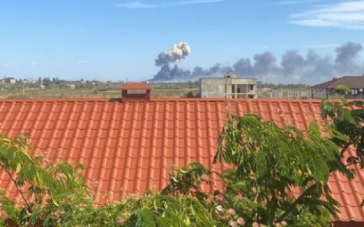 Окупанти повідомляють про одного загиблого та п'ятьох поранених внаслідок вибухів у Новофедорівці (оновлено)