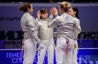 Украинские фехтовальщицы победили россиянок в финале этапа Кубка мира 