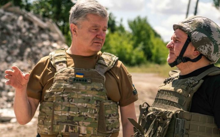 Порошенко з польським депутатом Павлом Ковалем побували в Часовому Яру на Донеччині