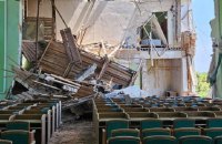 Соболевський показав, як виглядає сесійна зала Херсонської облради після обстрілу