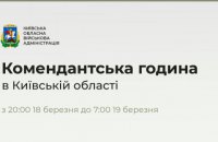 Во всей Киевской области вводится комендантский час, – ОВА