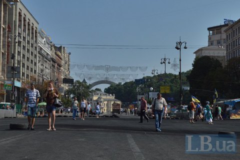 В Киеве с 26 апреля на три недели перекроют Крещатик