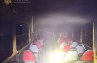 В Харькове во время движения загорелся трамвай