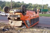 Во Львове из-за аварии маршрутки госпитализированы 12 человек 