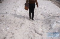 Завтра в Киеве обещают снег и мороз