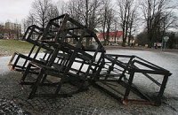В Швеции сожгли рождественскую козу