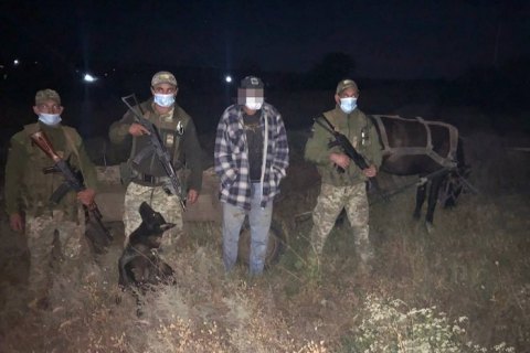 В Одесской области гражданин Молдовы незаконно пересек границу на телеге