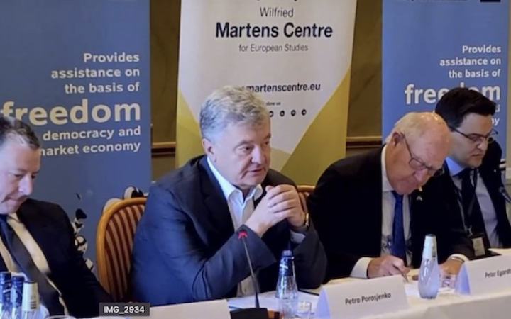 Порошенко у Вісбі: зараз слушний час для постачання Україні безпілотників, винищувачів і систем радіоелектронної боротьби