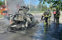 Ворог запустив на Нікополь десяток дронів-камікадзе й атакував з артилерії