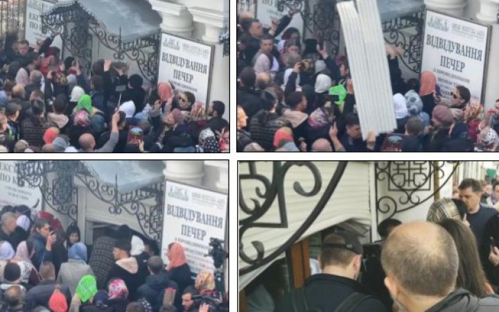 Сутички у Києво-Печерській лаврі: поліція затримала чотирьох осіб