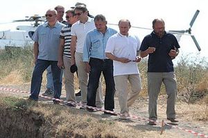 Путин нырнул посмотреть на жизнь древних греков