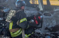 Росія атакувала в Києві АЗС (доповнено)