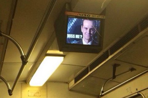 На мониторах киевского метро появился Мориарти